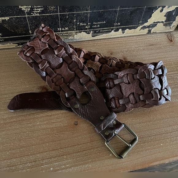 Motif55 Woven leather Belt main image 11